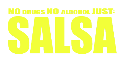Nadruk Bluzka NO DRUGS NO ALCOHOL JUST SALSA - Przód