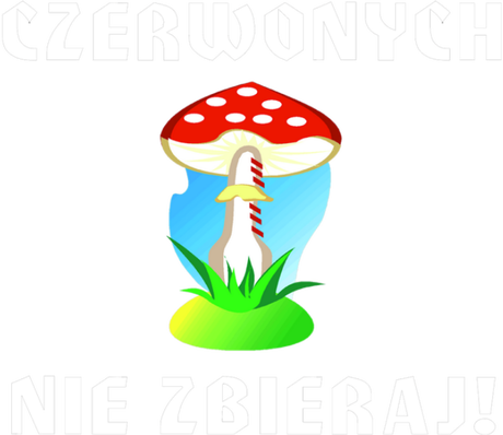 Nadruk Bluzka na grzyby z muchomorem 